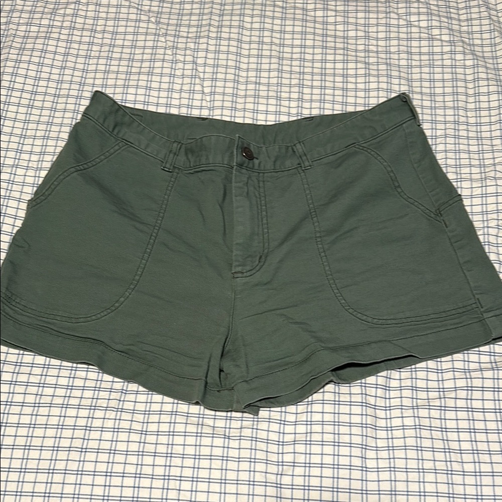 Patagonia Canvas, Stand Up Green Shorts